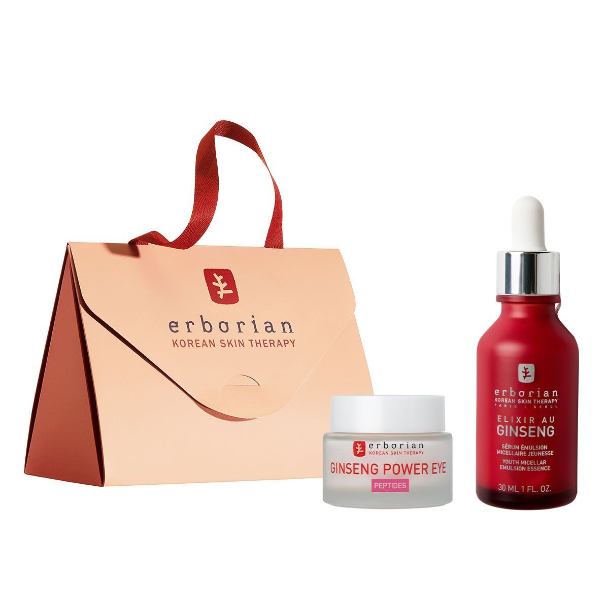 

Набор 2 в 1: Корейский Женьшень крем для кожи вокруг глаз и Женьшень «Эликсир молодости»